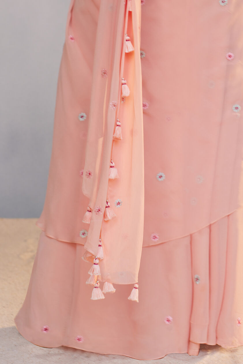 Asterope Saree - Pink, Pink, image 7