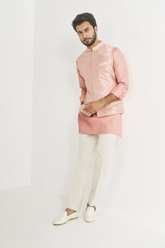 Nirved Nehru Jacket - Pink, Pink, image 5