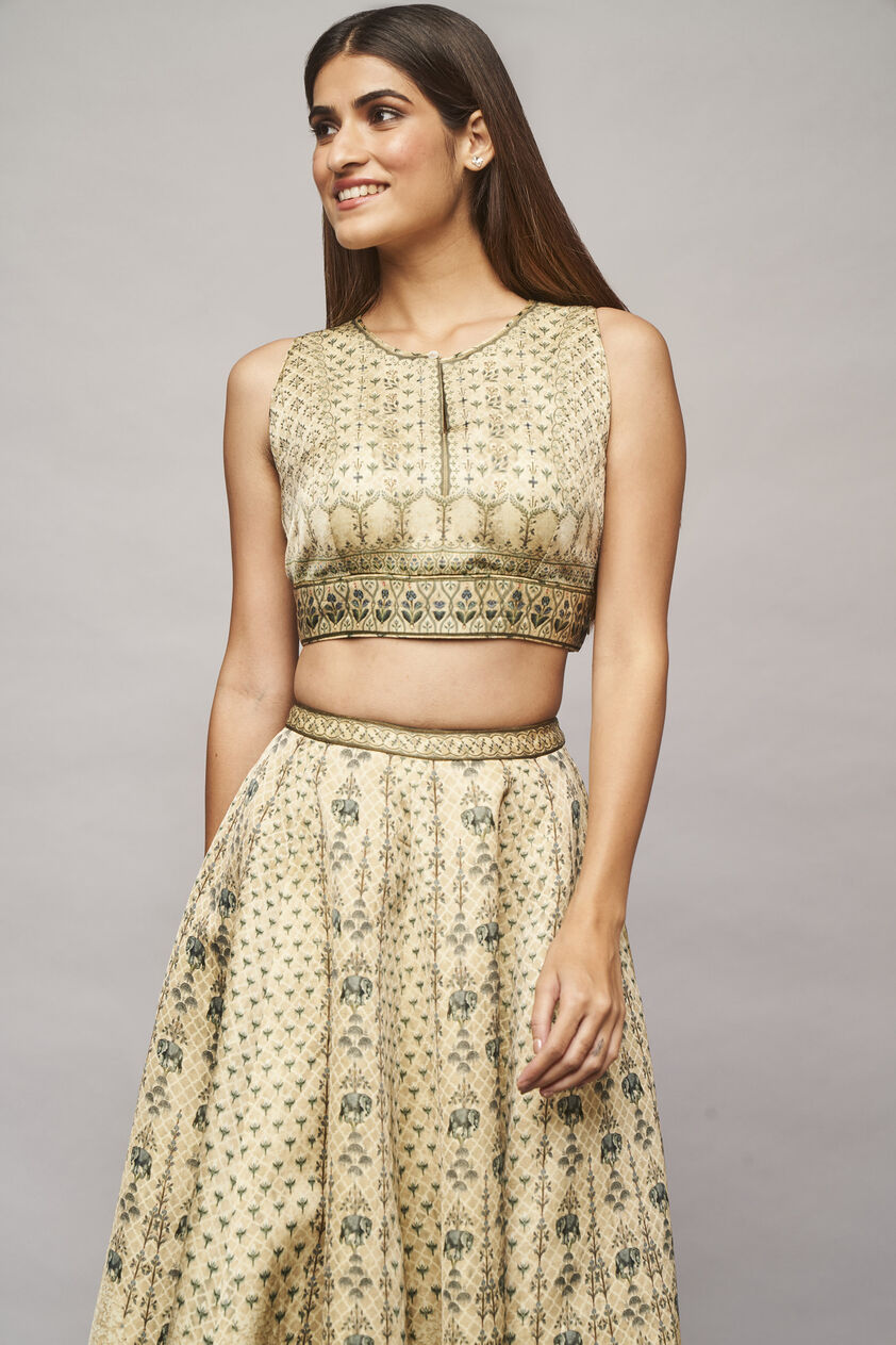 Cairo Skirt Set - Beige, Beige, image 5
