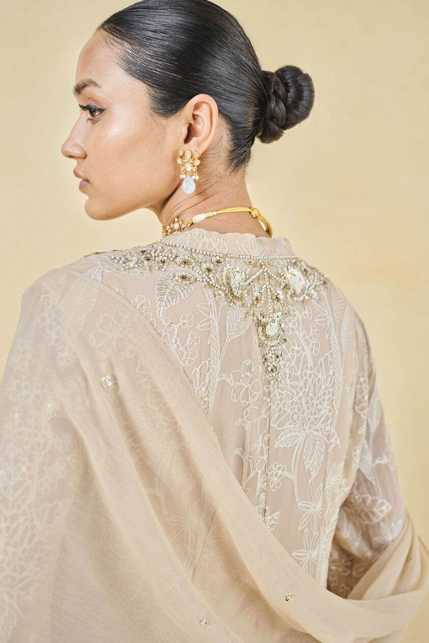 Jahzara Embroidered Suit Set - Flesh, Flesh, image 5