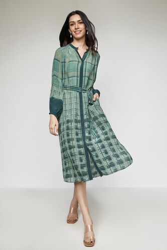 Lara Dress - Green, Green, image 1