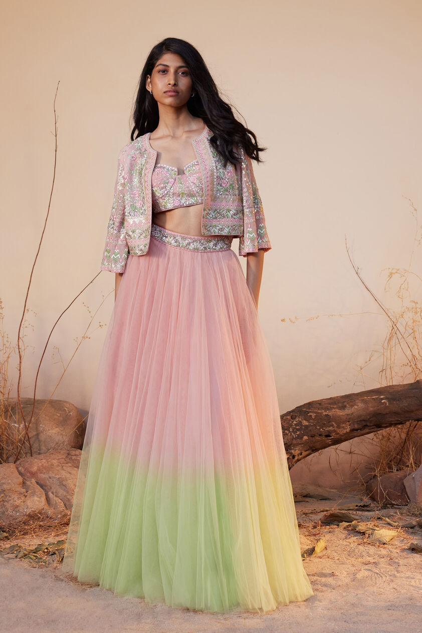 Naila Skirt Set - Blush, Blush, image 1