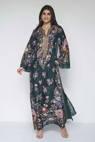 Gazala Kaftan - Green