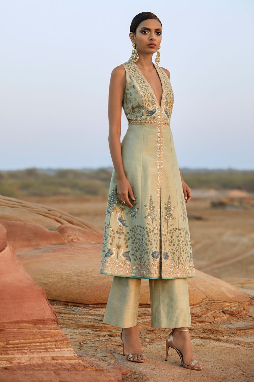 Marali Jacket Set - Sage Green, Sage Green, image 1