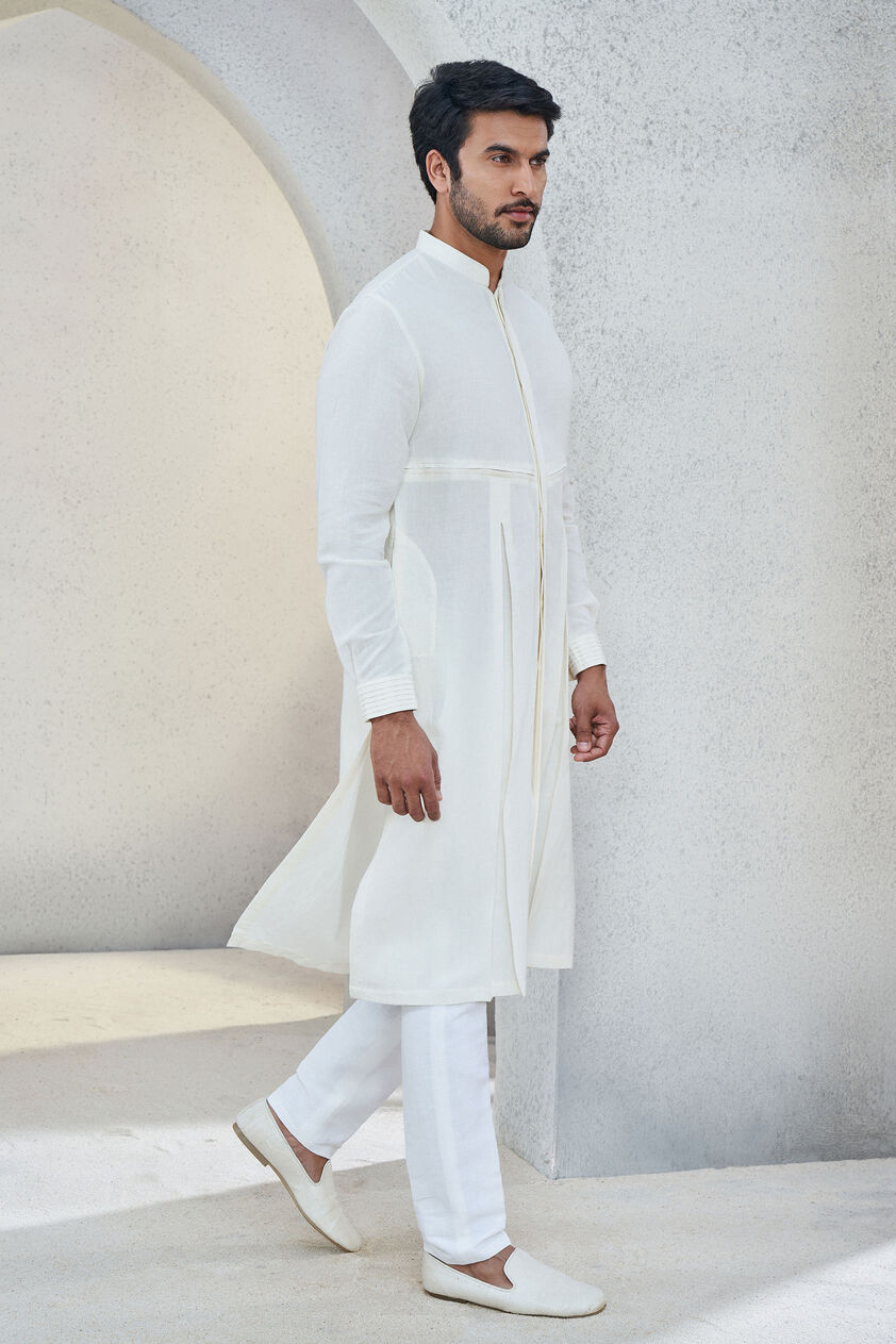 Saihaj Kurta - Off White, Off White, image 1