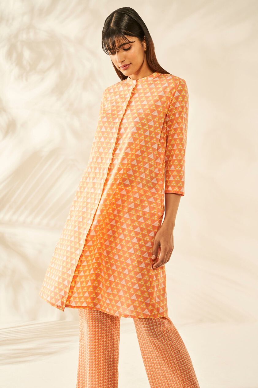 5 - Laara Kurta Set – Peach, image 5