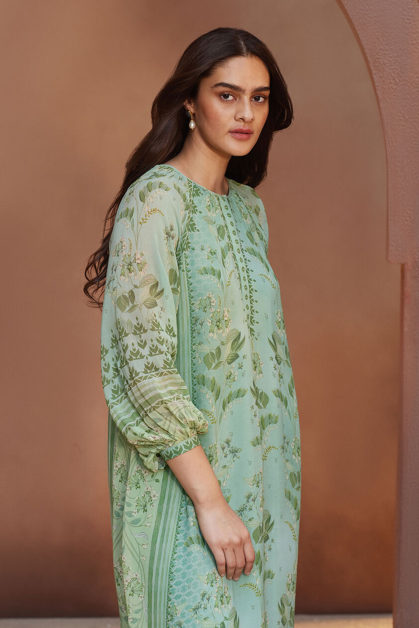 Alya Kurta Set - Sage, Sage, image 4