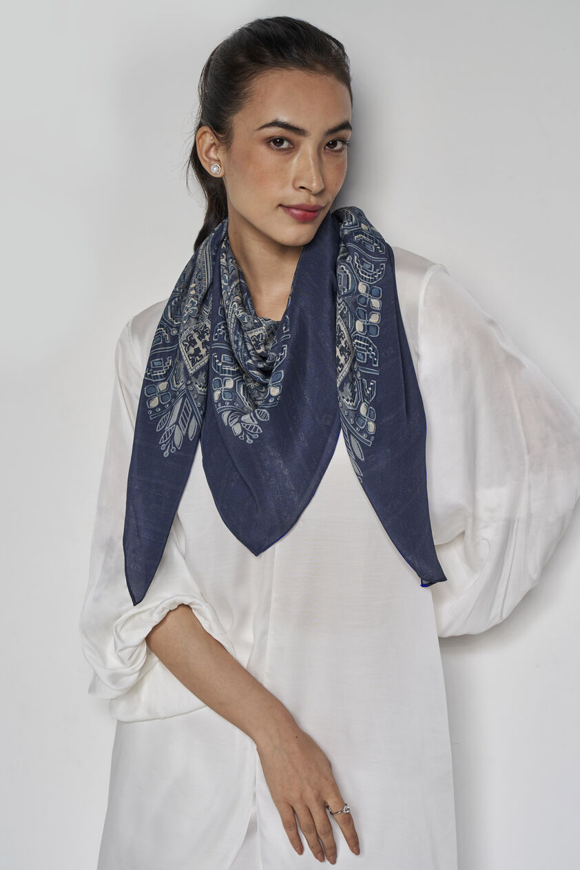 Nokomis Scarf - Blue, Blue, image 2