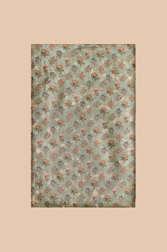 Avonlea Printed Saree - Sage, Sage, image 12