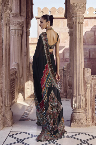 Anjana Saree - Black
