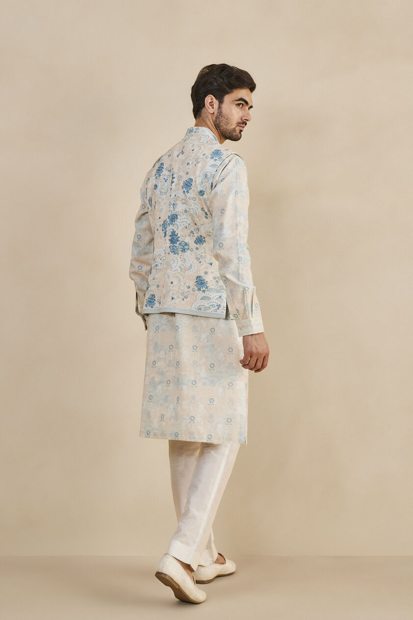 Azael Nehru Jacket - Blue, Blue, image 2