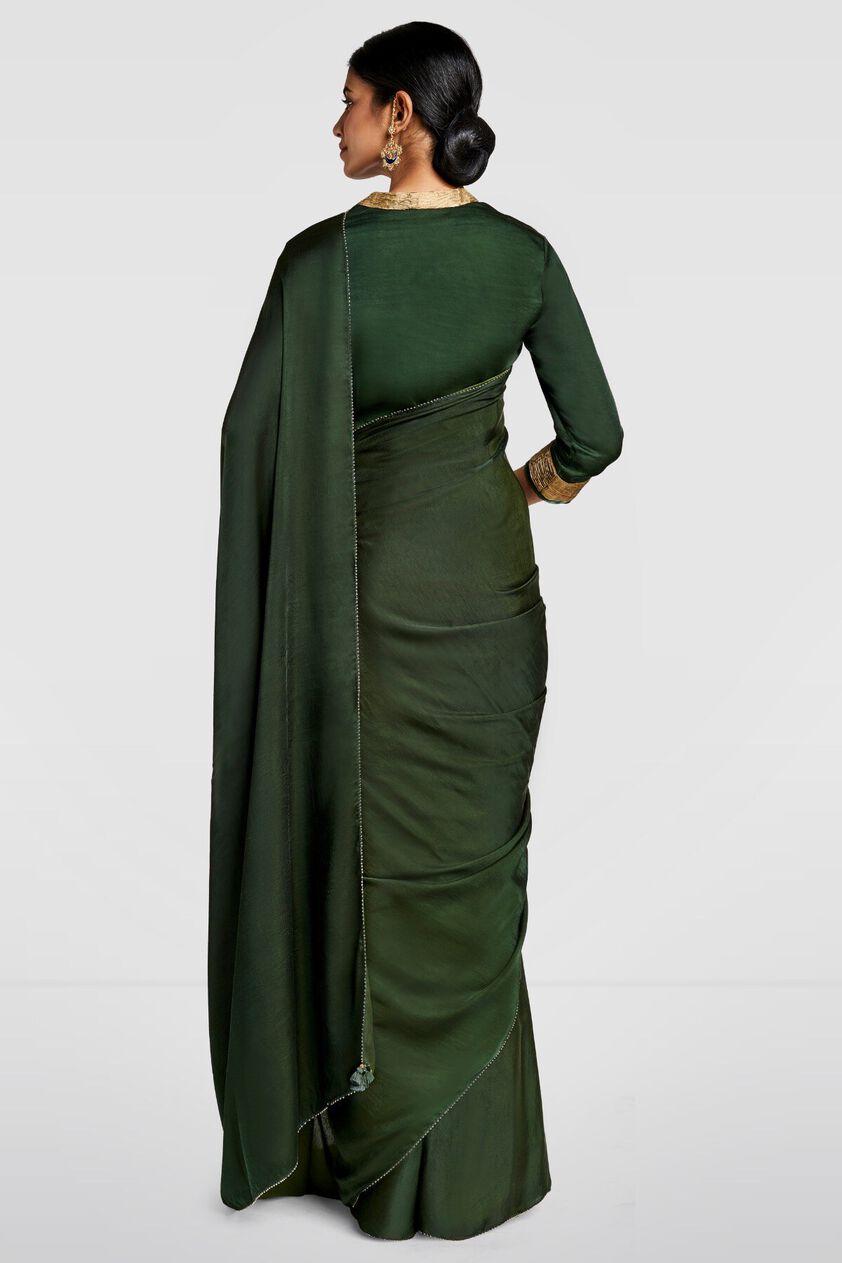 2 - Satin Saree, image 2