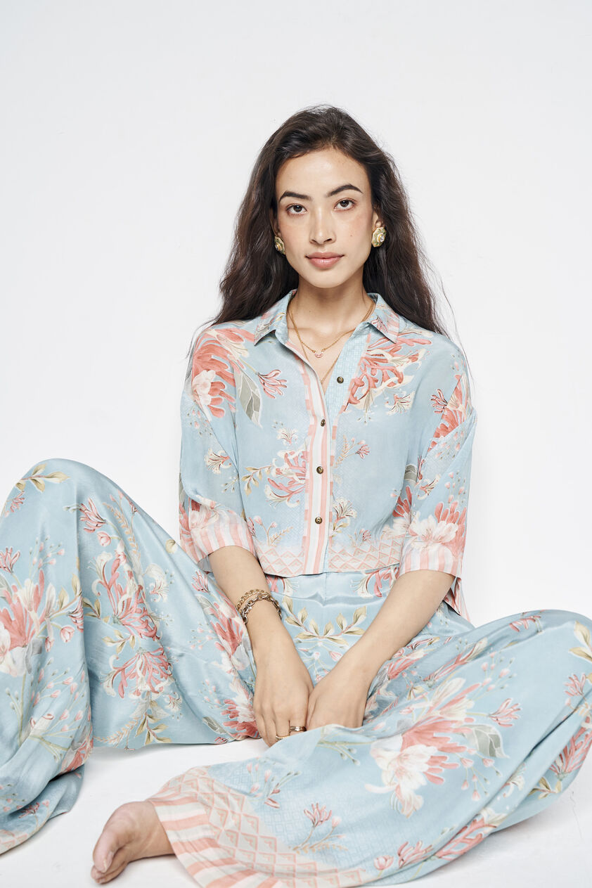 Elia Coord Set - Powder Blue, Powder Blue, image 6