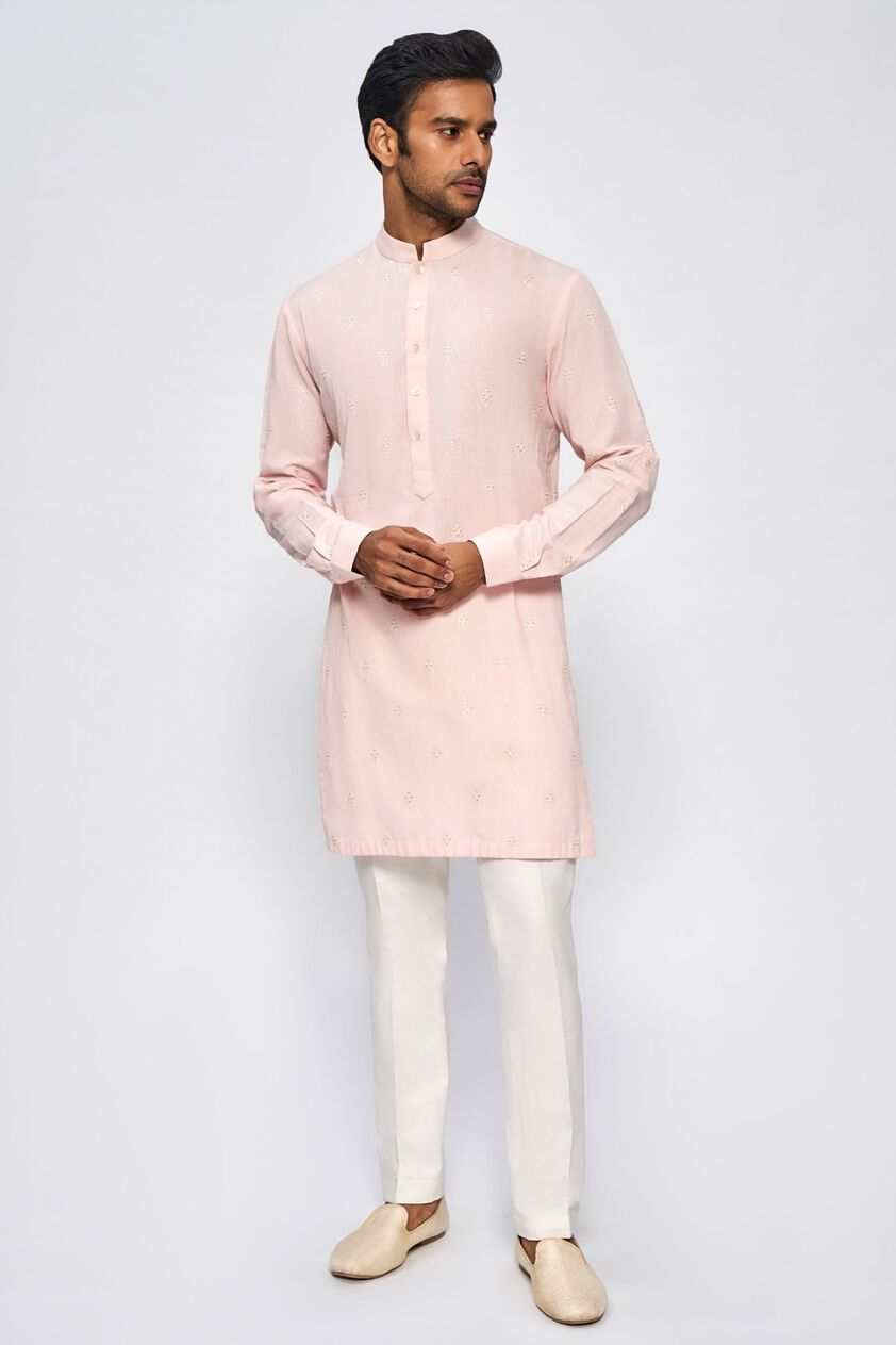 1 - Aaditva Kurta – Pink, image 1