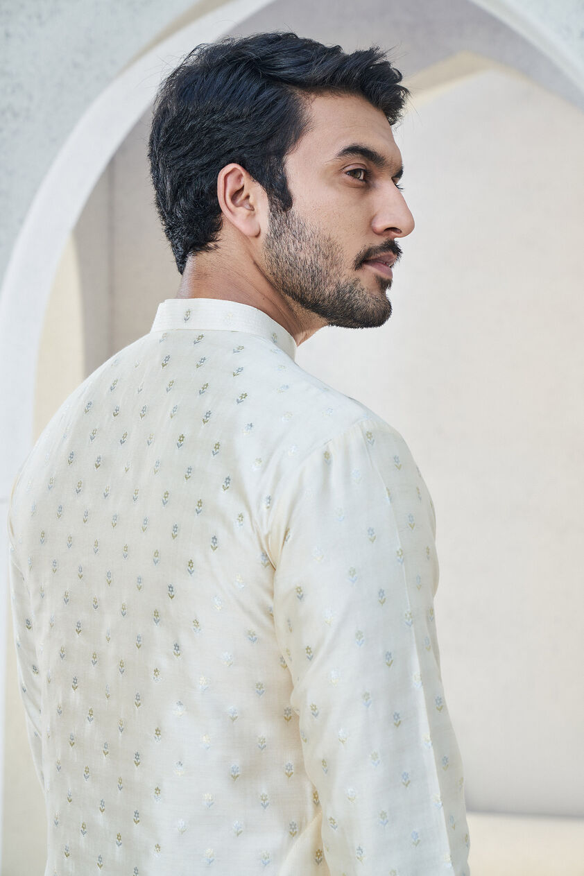Alman Kurta - Off White, Off White, image 5