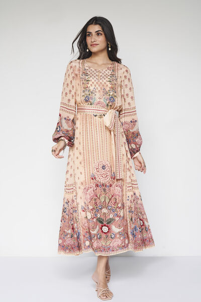 Isbah Tunic - Peach