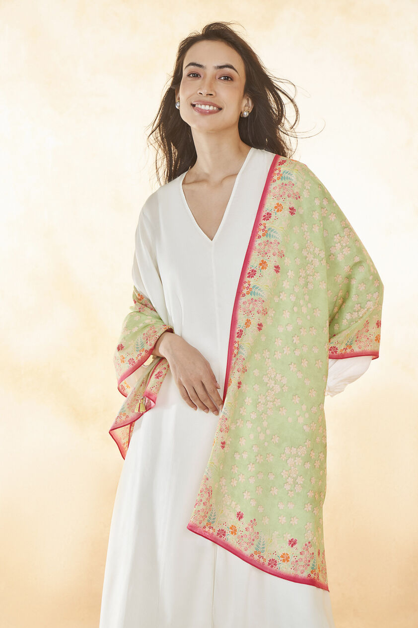 Shyla Dupatta - Sage, Sage, image 1