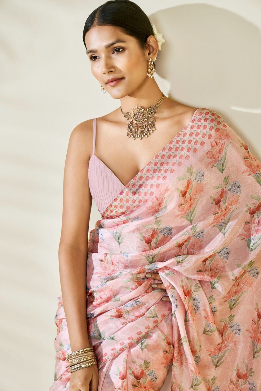 8 - Rimi Saree - Pink, image 8