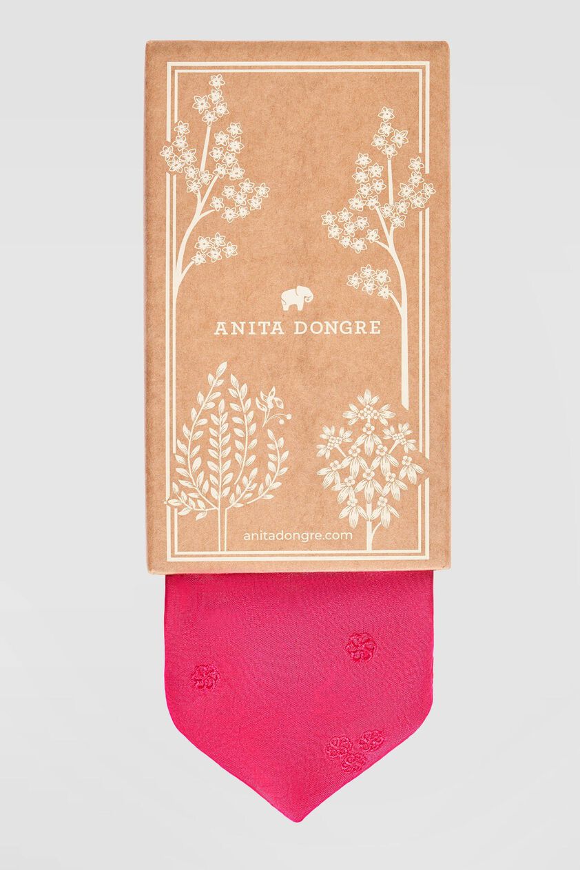 2 - Inas Pocket Square – Berry Sorbet , image 2
