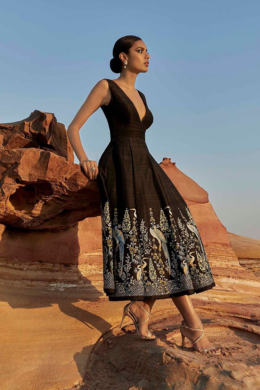Urika Dress - Black, Black, image 1