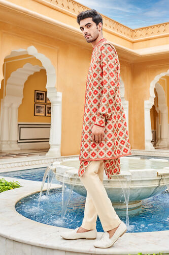 Kairav Nehru Jacket - Beige, Beige, image 3