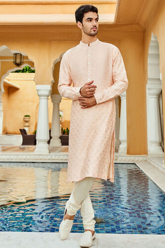Dyumat Kurta-Peach, Peach, image 1