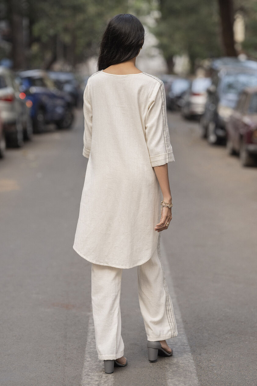 Stroll In The City Coord Set - Off White, Offwhite, image 2