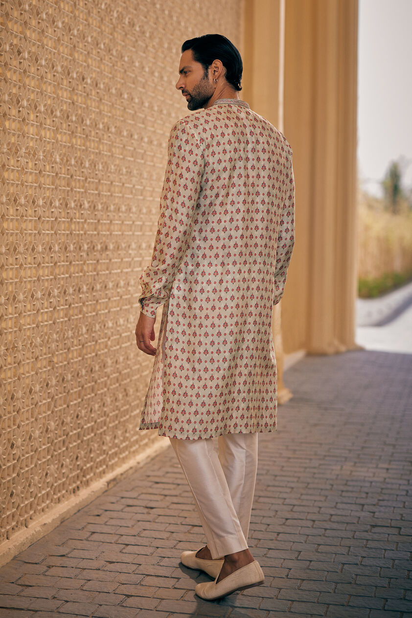 Arit Silk Kurta - Sage, Sage, image 2