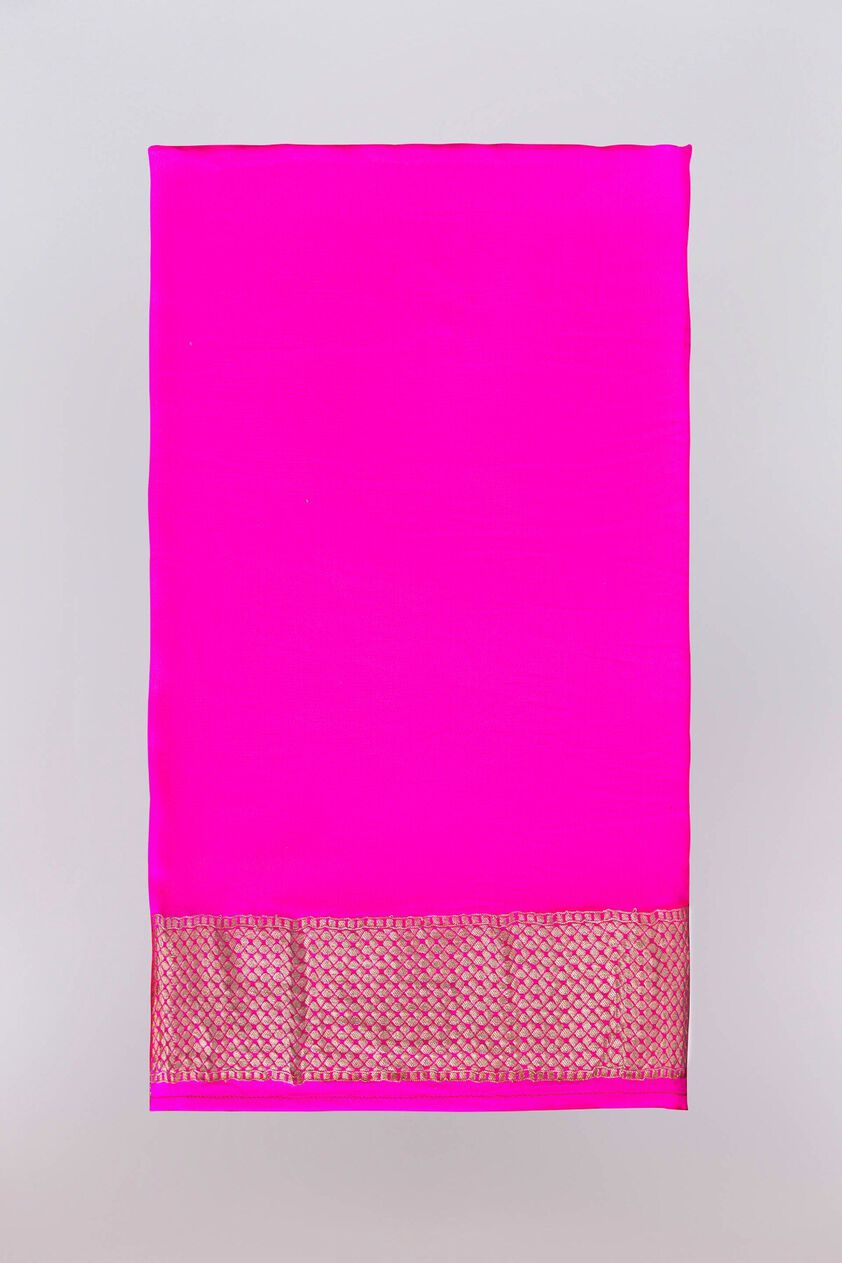 6 - Panya Benarasi Saree – Hot Pink, image 6