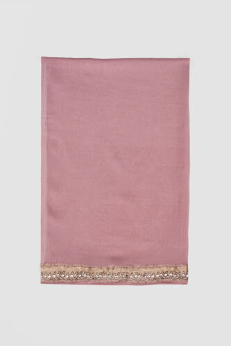 Aaradhana Benarasi Silk Embroidered Saree - Blush, Blush, image 8