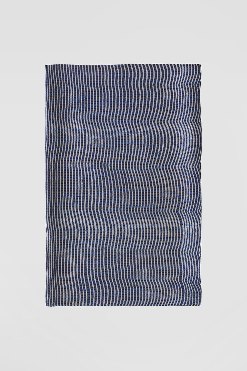 Buriti Printed Saree - Blue, Blue, image 7