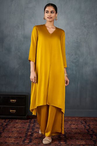 1 - Eshni Kurta Set &ndash; Mustard, image 1