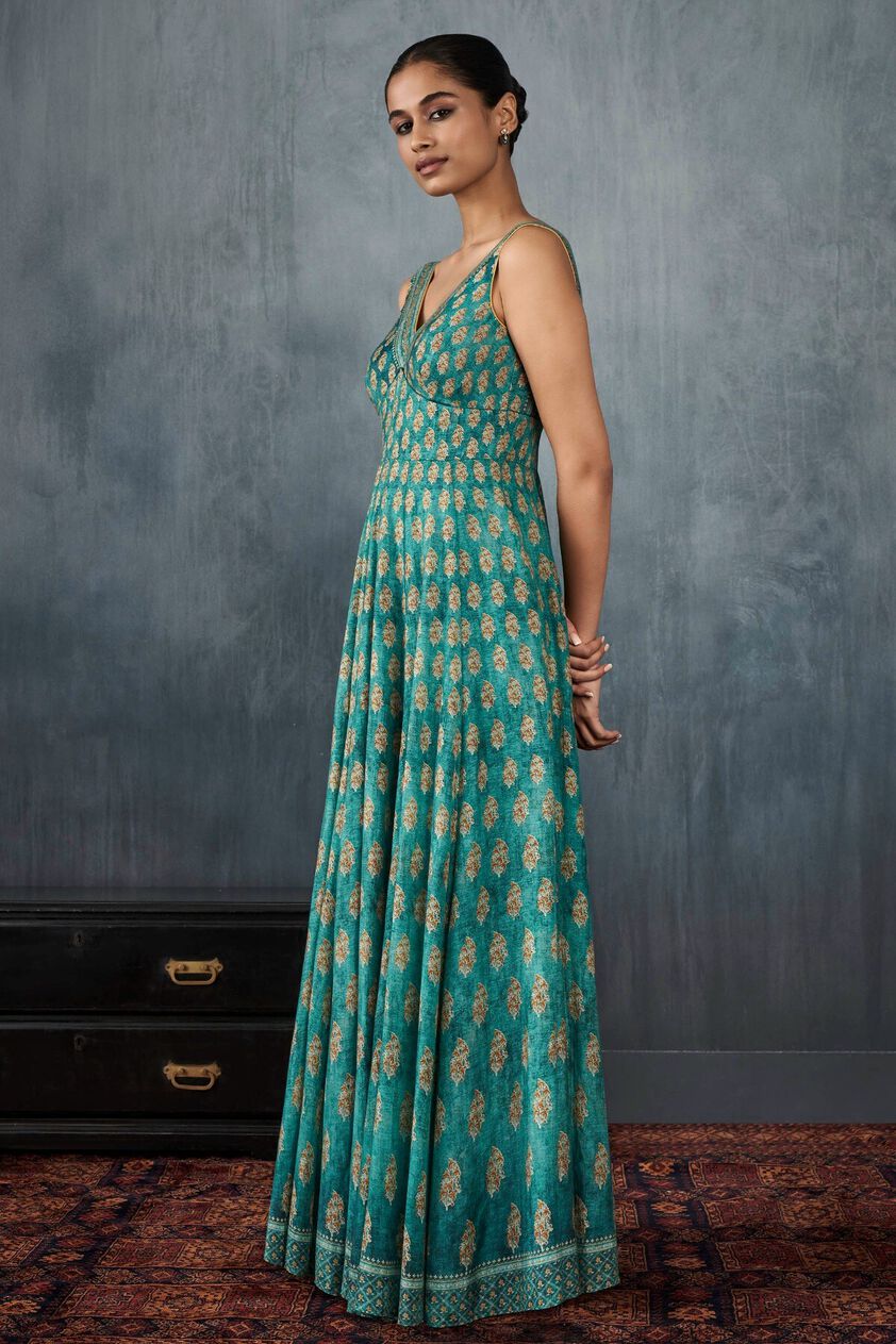 2 - Usharvi Gown – Blue, image 2