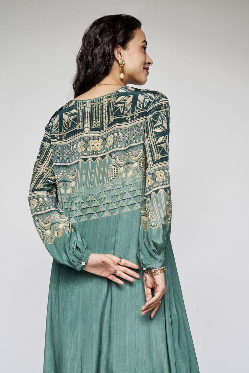 Ava Kurta Set - Green, Sage, image 6