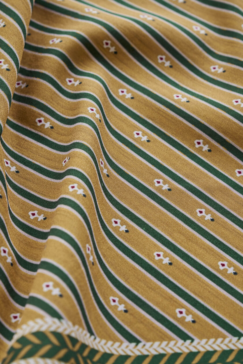 Savar Pocket Square - Mustard, Mustard, image 2