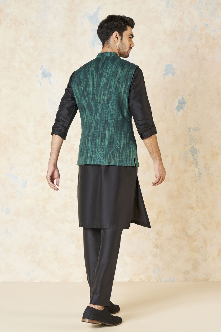 Adhrit Nehru Jacket - Green, Green, image 3