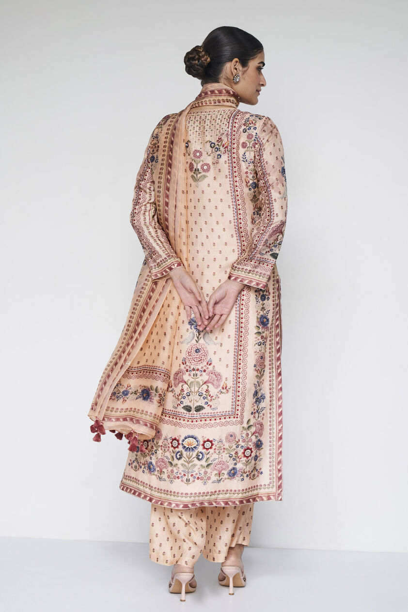 Elnaz Suit Set - Peach, Peach, image 2