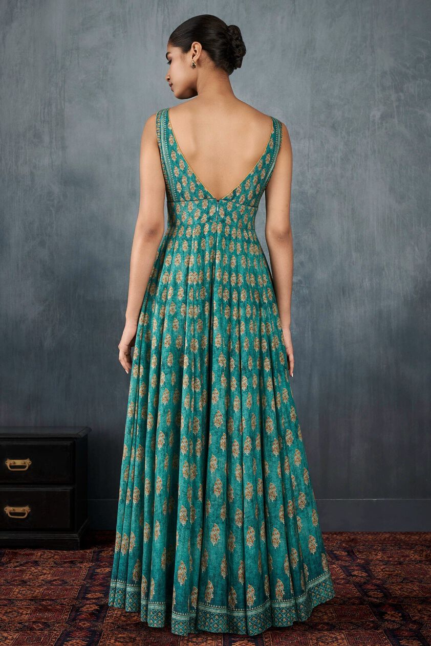 3 - Usharvi Gown – Blue, image 3