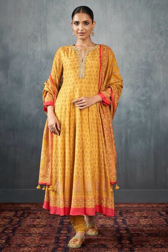 1 - Malsa Kurta Set – Yellow, image 1