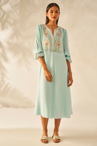 1 - Dhwani Long Dress - Ice Blue, image 1