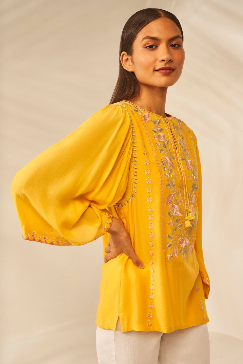 4 - Hollie Top - Yellow, image 4