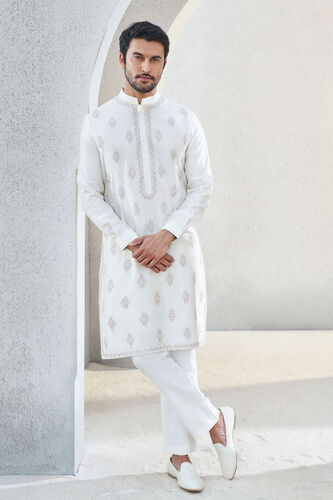 Anvit Kurta - Off White, Off White, image 1