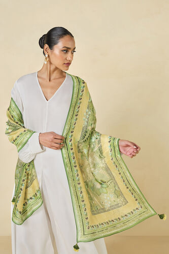 Moselle Stole - Lime, Lime, image 1