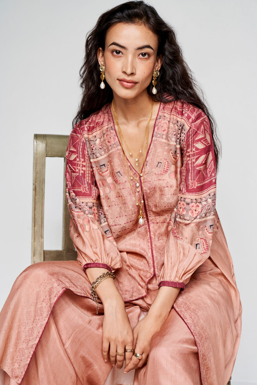 Ava Kurta Set - Onion Pink, Onion Pink, image 5