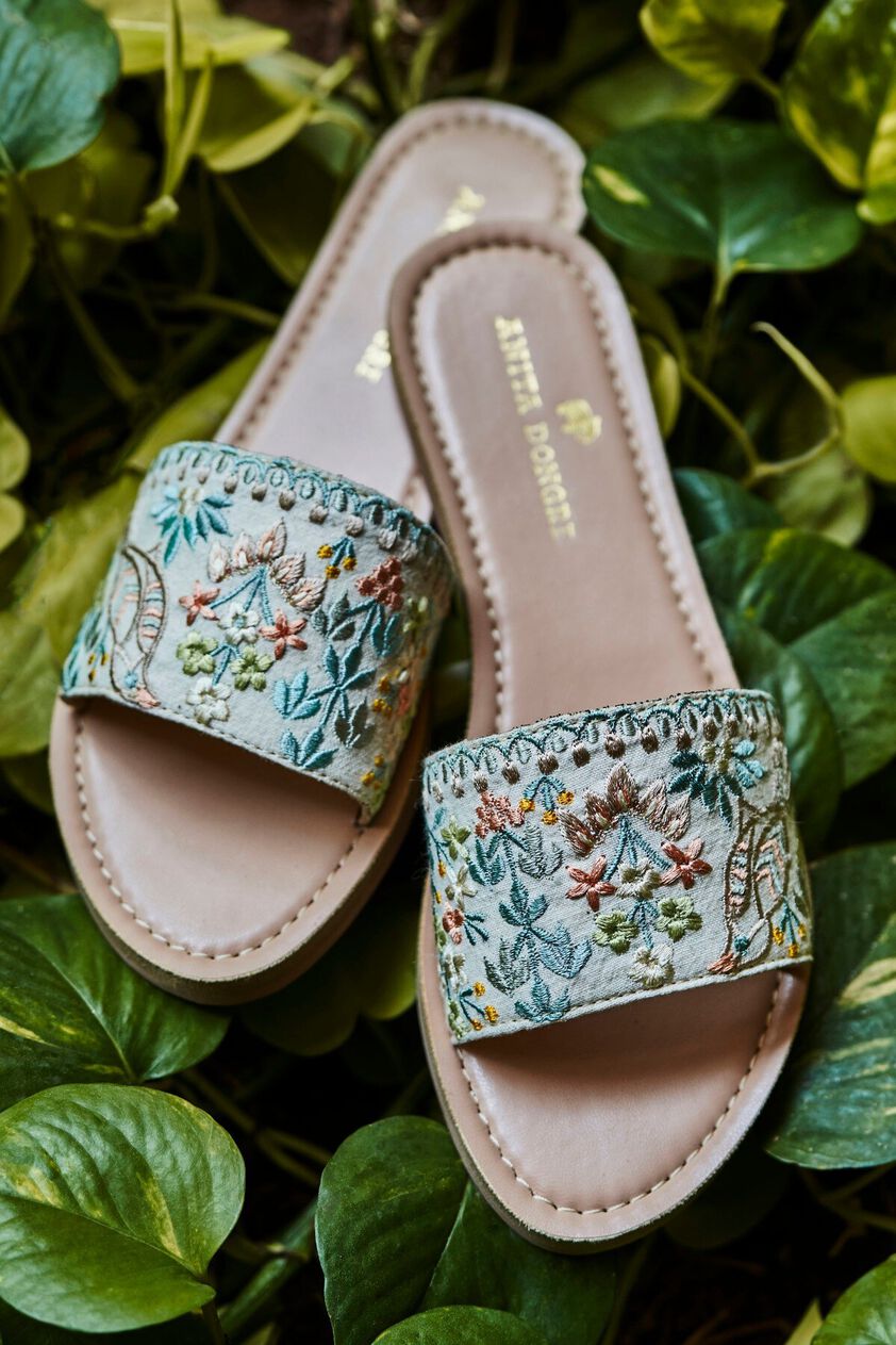 Panchi Sliders, Cream, image 1