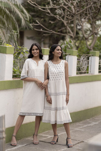 Opera Dress - Off White, Offwhite, image 3
