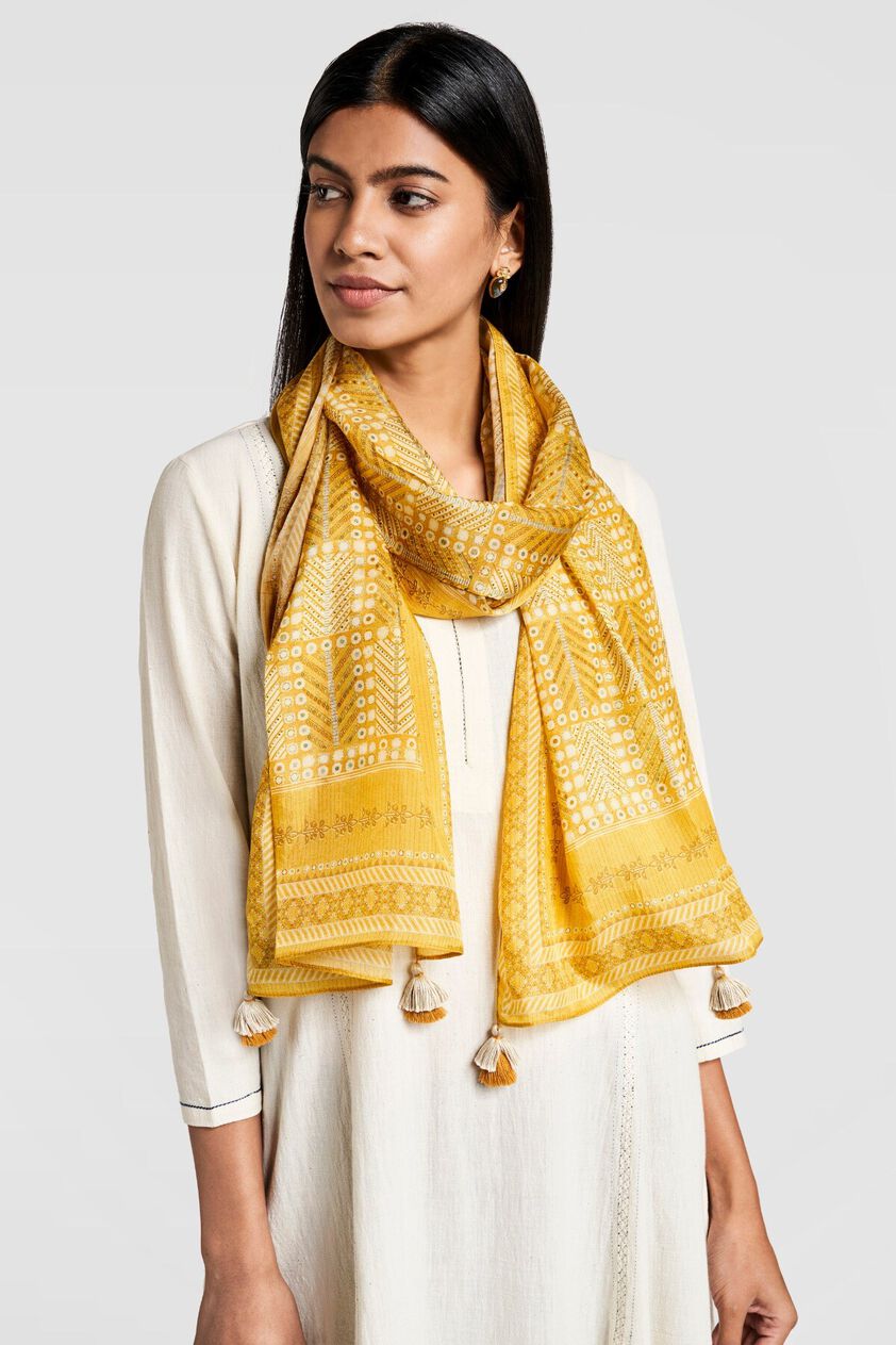 1 - Lana Scarf with Checks, image 1