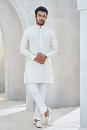 Esam Kurta - Cream, Cream, image 1
