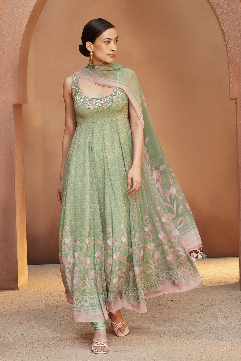 Floriana Suit Set - Sage, Sage, image 1