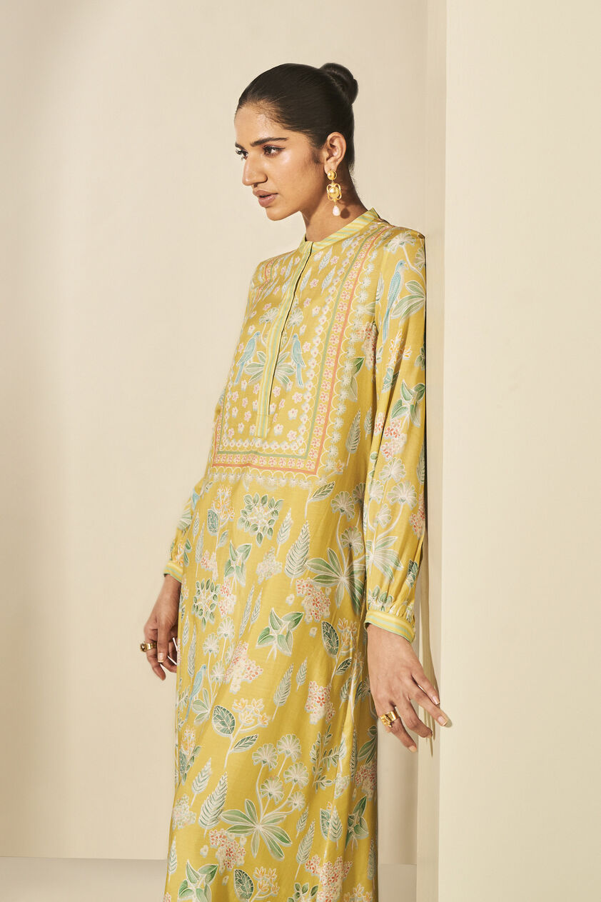 Wynstan Kaftan - Yellow, Yellow, image 2